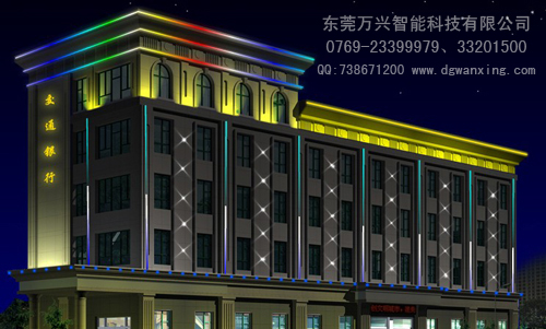 LED樓體燈光亮化